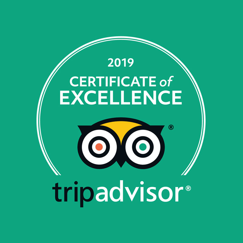 No Worries Arugam Bay certificate of excellence from trip adviser